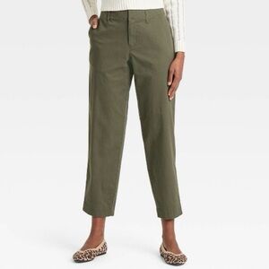 A New Day™ High-Rise Tapered
Ankle Chino Pants Cotton Spandex Relaxed Fit Size 6